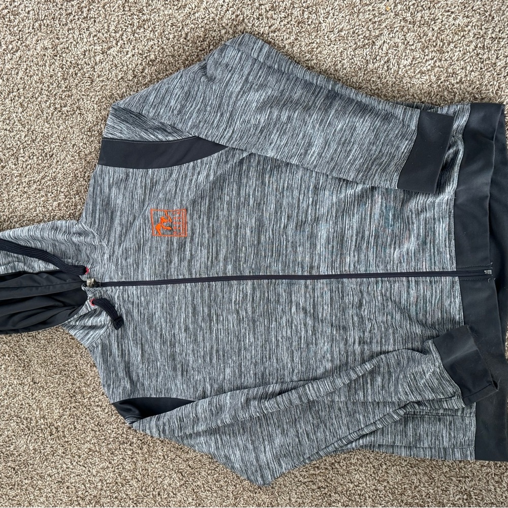 Men's Gray Zip-Up Sweater